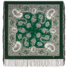 ORIGINAL PAVLOVO POSAD RUSSIAN SHAWL 89x89 cm 35x35 inches 100% Wool Scarf Wrap 2046-9