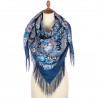 PAVLOVO POSAD RUSSIAN SHAWL 125x125 cm 49x49" 100% Wool Scarf Wrap 1869-14