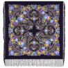 ORIGINAL PAVLOVO POSAD RUSSIAN SHAWL 89x89 cm 35x35 inches 100% Wool Scarf Wrap 206-14