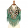ORIGINAL PAVLOVO POSAD RUSSIAN SHAWL 89x89 cm 35x35 inches 100% Wool Scarf Wrap 2077-9