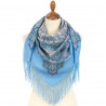 ORIGINAL PAVLOVO POSAD RUSSIAN SHAWL 89x89 cm 35x35 inches 100% Wool Scarf Wrap 2077-11