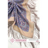 ORIGINAL PAVLOVO POSAD RUSSIAN SHAWL 89x89 cm 35x35 inches 100% Wool Scarf Wrap 2096-2