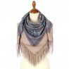 ORIGINAL PAVLOVO POSAD RUSSIAN SHAWL 89x89 cm 35x35 inches 100% Wool Scarf Wrap 2096-2