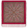ORIGINAL PAVLOVO POSAD RUSSIAN SHAWL 89x89 cm 35x35 inches 100% Wool Scarf Wrap 2096-5
