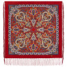 ORIGINAL PAVLOVO POSAD RUSSIAN SHAWL 89x89 cm 35x35 inches 100% Wool Scarf Wrap 2098-5