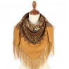 ORIGINAL PAVLOVO POSAD RUSSIAN SHAWL 89x89 cm 35x35 inches 100% Wool Scarf Wrap 2118-17