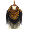 ORIGINAL PAVLOVO POSAD RUSSIAN SHAWL 89x89 cm 35x35 inches 100% Wool Scarf Wrap 2118-18