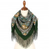 ORIGINAL PAVLOVO POSAD RUSSIAN SHAWL 89x89 cm 35x35 inches 100% Wool Scarf Wrap 542-10