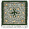 ORIGINAL PAVLOVO POSAD RUSSIAN SHAWL 89x89 cm 35x35 inches 100% Wool Scarf Wrap 542-10