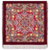 PAVLOVO POSAD RUSSIAN SHAWL 125x125 cm 49x49" 100% Wool Scarf Wrap 1869-6