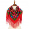 ORIGINAL PAVLOVO POSAD RUSSIAN SHAWL 89x89 cm 35x35 inches 100% Wool Scarf Wrap 919-5