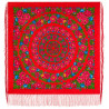 ORIGINAL PAVLOVO POSAD RUSSIAN SHAWL 89x89 cm 35x35 inches 100% Wool Scarf Wrap 919-5