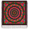 ORIGINAL PAVLOVO POSAD RUSSIAN SHAWL 89x89 cm 35x35 inches 100% Wool Scarf Wrap 919-7