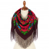 ORIGINAL PAVLOVO POSAD RUSSIAN SHAWL 89x89 cm 35x35 inches 100% Wool Scarf Wrap 919-7