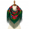 ORIGINAL PAVLOVO POSAD RUSSIAN SHAWL 89x89 cm 35x35 inches 100% Wool Scarf Wrap 919-10