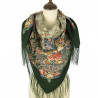 ORIGINAL PAVLOVO POSAD RUSSIAN SHAWL SCARF ITALIAN 100% WOOL CAPE 110x110cm 1624-9