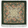 ORIGINAL PAVLOVO POSAD RUSSIAN SHAWL SCARF ITALIAN 100% WOOL CAPE 110x110cm 1624-9