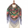 PAVLOVO POSAD RUSSIAN SHAWL 125x125 cm 49x49" 100% Wool Scarf Wrap 1882-1