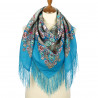 ORIGINAL PAVLOVO POSAD RUSSIAN SHAWL SCARF ITALIAN 100% WOOL CAPE 110x110cm 1626-13