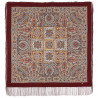 PAVLOVO POSAD RUSSIAN SHAWL SCARF ITALIAN 100% WOOL CAPE 110x110cm 1805-4