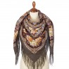 PAVLOVO POSAD RUSSIAN SHAWL 125x125 cm 49x49" 100% Wool Scarf Wrap 1882-2