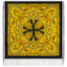 PAVLOVO POSAD RUSSIAN SHAWL 148x148 cm 58x58 inches 100% Wool Scarf Wrap 377-18 Horseshoe