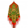 PAVLOVO POSAD RUSSIAN SHAWL 148x148 cm 58x58 inches 100% Wool Scarf Wrap 377-2 Horseshoe