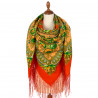 PAVLOVO POSAD RUSSIAN SHAWL 148x148 cm 58x58 inches 100% Wool Scarf Wrap 377-2 Horseshoe