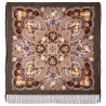 PAVLOVO POSAD RUSSIAN SHAWL 125x125 cm 49x49" 100% Wool Scarf Wrap 1882-2