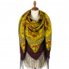 PAVLOVO POSAD RUSSIAN SHAWL 148x148 cm 58x58 inches 100% Wool Scarf Wrap 377-7 Horseshoe
