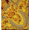 PAVLOVO POSAD RUSSIAN SHAWL 148x148 cm 58x58 inches 100% Wool Scarf Wrap 377-7 Horseshoe