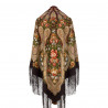 PAVLOVO POSAD RUSSIAN SHAWL 148x148 cm 58x58 inches 100% Wool Scarf Wrap 862-17 Summer in Pavlovo