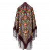 PAVLOVO POSAD RUSSIAN SHAWL 148x148 cm 58x58 inches 100% Wool Scarf Wrap 862-5 Summer in Pavlovo