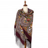 PAVLOVO POSAD RUSSIAN SHAWL 148x148 cm 58x58 inches 100% Wool Scarf Wrap 862-5 Summer in Pavlovo