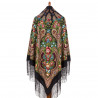 PAVLOVO POSAD RUSSIAN SHAWL 148x148 cm 58x58 inches 100% Wool Scarf Wrap 862-18 Summer in Pavlovo