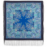 PAVLOVO POSAD RUSSIAN SHAWL 148x148 cm 58x58" 100% Wool Scarf Wrap 970-14 Caravan