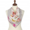 PAVLOVO POSAD RUSSIAN SCARF 100% SILK SHAWL NECKERCHIEF BANDANA 65x65 cm 10128-2
