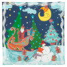 PAVLOVO POSAD RUSSIAN SHAWL 100% COTTON BANDANA 75x75 cm SCARF XMAS GIFT 10424-14