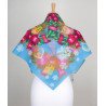 PAVLOVO POSAD RUSSIAN SHAWL 100% COTTON BANDANA 75x75 cm SCARF XMAS GIFT 10423-13