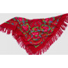 AUTHENTIC PAVLOVO POSAD RUSSIAN SHAWL 89x89 cm 35x35 inches 100% Wool Scarf Wrap Matreshka Nesting Doll 190-5