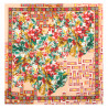 PAVLOVO POSAD RUSSIAN SHAWL 100% COTTON BANDANA 75x75 cm SCARF XMAS GIFT 10317-3