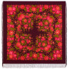 PAVLOVO POSAD RUSSIAN SHAWL 146x146 cm 57x57" 100% Wool Scarf Wrap Woolen Fringe 1458-7