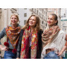 PAVLOVO POSAD RUSSIAN SHAWL 125x125 cm 49x49" 100% Wool Scarf Wrap 1008-3