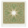 PAVLOVO POSAD RUSSIAN SHAWL 125x125 cm 49x49" 100% Wool Scarf Wrap 1008-4