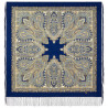 PAVLOVO POSAD RUSSIAN SHAWL 125x125 cm 49x49" 100% Wool Scarf Wrap 1008-14