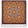 PAVLOVO POSAD RUSSIAN SHAWL 148x148 cm 58x58" 100% Wool Scarf Wrap 1122-7