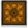 PAVLOVO POSAD RUSSIAN SHAWL 125x125 cm 49x49" 100% Wool Scarf Wrap Silk Fringe 29-18