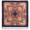 PAVLOVO POSAD RUSSIAN SHAWL 125x125 cm 49x49" 100% Wool Scarf Wrap 11-15