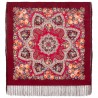 PAVLOVO POSAD RUSSIAN SHAWL 89x89 cm 35x35" 100% Wool Scarf Wrap 1874-6