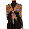 PAVLOVO POSAD RUSSIAN SHAWL 125x125 cm 49x49" 100% Wool Scarf Wrap 1106-18